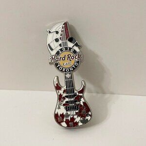 2010 Hard Rock Cafe Pin Toronto Maple Leaf Guitar